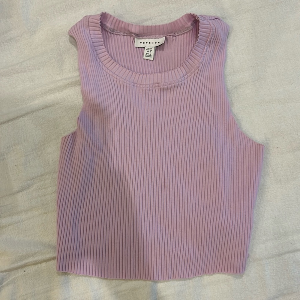 Top shop crop top around size L